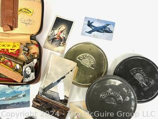 View-Master Reels, Metal Tins, Religious Ephemera, Military Photos & Cards, Post Cereal Premiums, Cherub, and Cigarette Lighters.