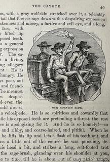 "Roughing It" by Mark Twain 1872 Illustrated Edition.  Leather Covers.  Published by American Publishing Company. Issued for Subscription Only and Not For Sale in Bookstores  