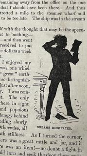 "Roughing It" by Mark Twain 1872 Illustrated Edition.  Leather Covers.  Published by American Publishing Company. Issued for Subscription Only and Not For Sale in Bookstores  