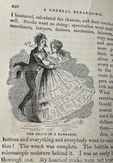 "Roughing It" by Mark Twain 1872 Illustrated Edition.  Leather Covers.  Published by American Publishing Company. Issued for Subscription Only and Not For Sale in Bookstores  