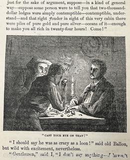 "Roughing It" by Mark Twain 1872 Illustrated Edition.  Leather Covers.  Published by American Publishing Company. Issued for Subscription Only and Not For Sale in Bookstores  