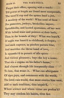 Red Leather Bound Poems by William Cowper, of the Inner Temple, Esq. Published by J. Johnson, London, 1808, Volume II