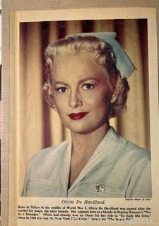 Collection of Vintage Magazine and Studio Publicity Photos of Olivia De Havilland