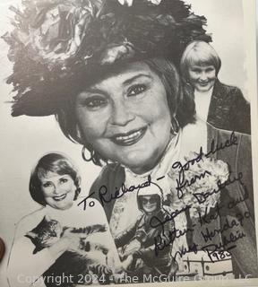 Two (2) Signed Photos of Former Child Star Miss Jean Darling (1922-2015)