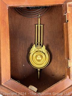 Regulator Wall Clock in Wood Case 