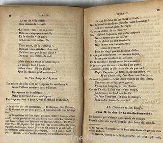 "Fables de la Fontaine". Printed in Germany. No Jacket. No Date Listed. French Text