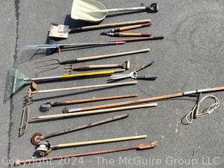 Large Assortment of Garden Tools 