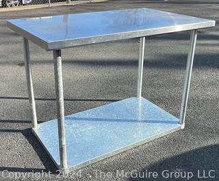 Commercial Stainless Steel Prep Table.  30" x 48" x 34" 