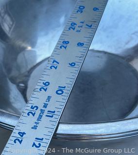 Set of Ten (10) Commercial Stainless Steel Mixing Prep Bowls.  Various Sizes.