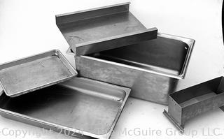 Group of Stainless Steel Baking Pans