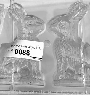 Seven (7) Chocolate World Polycarbonate Molds - Easter Bunny Rabbits