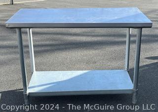 Stainless Steel Work Table  24x42x34" w/ Lower Shelf