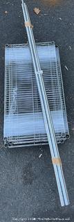 Five (5) Level Shelf Tech System Stainless Metro Rack 18" x 48" x 72"T