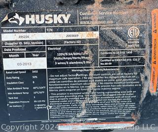 Husky Air Compressor Model 395226 AC with Hose