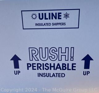 Three (3) Uline Insulated Shipping Kits, Unopened.