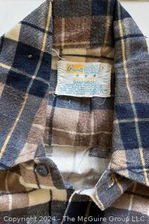 Four (4) Vintage Flannel Shirts in Various Sizes