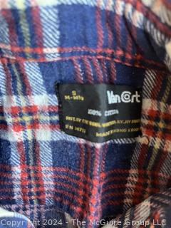 Four (4) Vintage Flannel Shirts in Various Sizes