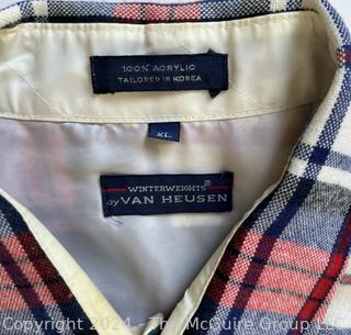 Four (4) Vintage Flannel Shirts in Various Sizes