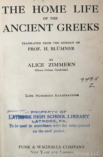 Six (6) Books Including Shakespeare, Greeks, The Flaming Forest By James Oliver Curwood , Etc. 