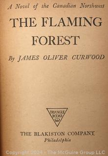 Six (6) Books Including Shakespeare, Greeks, The Flaming Forest By James Oliver Curwood , Etc. 