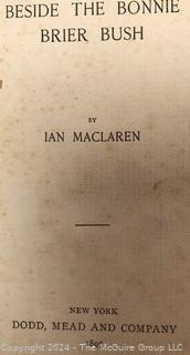 Group of Antique and Leather Bound Books Including Longfellow, N.V. Peal, Dickens, John Bunyan.