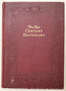 Two Volume Set, 1946 New Century Dictionary with Illustrations