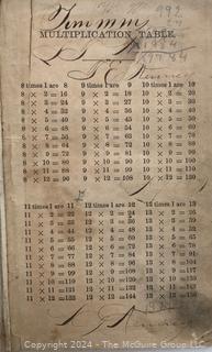 Eight (8) Books Including The Last Days of Pompeii by Sir E. Bulwer Lytton 1834, Spelling Primers, Drawing Books & Brownie Scouting