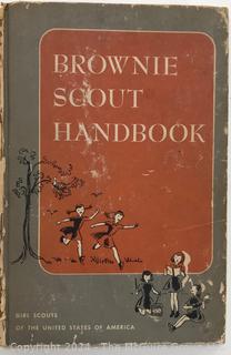 Eight (8) Books Including The Last Days of Pompeii by Sir E. Bulwer Lytton 1834, Spelling Primers, Drawing Books & Brownie Scouting