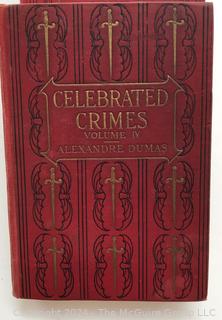 Four (4) Volume Set of Celebrated Crimes by Alexander Dumas 