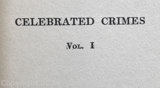 Four (4) Volume Set of Celebrated Crimes by Alexander Dumas 