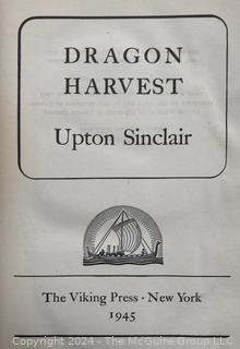 Collection Of  Books  Including Golden Manual or The Royal Road to Success,1894, Dragon Harvest  by Upton Sinclair, 1945,  This Side of Innocence by Taylor Caldwell,  Berlin Diary by William L Shirer, Etc