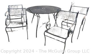 Five (5) Piece Metal Mesh Dining Garden Set 