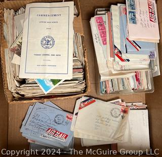 Correspondence Time-capsule of Old Letters and Ephemera