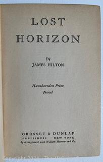 Five (5) Books Including Lost Horizon, Spelling Primer, and Thomas Paine