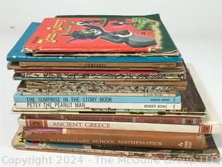 Collection of Children's Books Including Golden Books