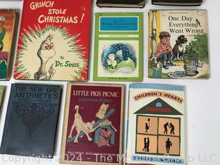 Twelve (12) Vintage Children's Books Including The Grinch Who Stole Christmas
