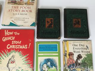 Twelve (12) Vintage Children's Books Including The Grinch Who Stole Christmas
