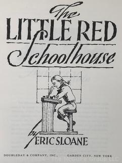 Seven (7) Vintage Youg Readers Books Including Little Red Schoolhouse and Several Space Themed 