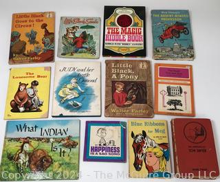 Twelve (12) Vintage Children's Books Including The Absent Minded Professor