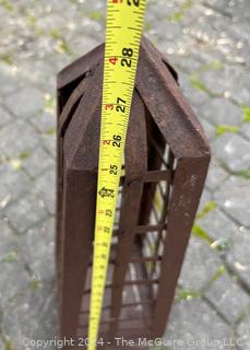 Metal Obelisk Garden Trellis. 28" Tall