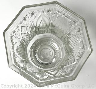 Five (5) Pieces of Clear Cut Crystal Serving Bowls. 