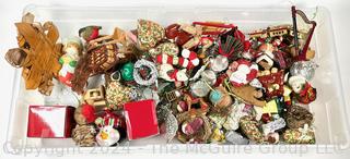 Large Collection of Christmas Ornaments Old & New