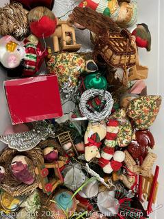 Large Collection of Christmas Ornaments Old & New