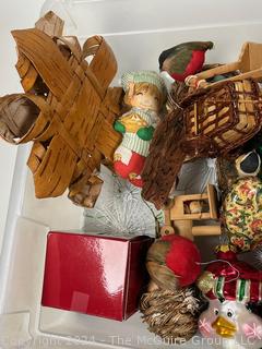 Large Collection of Christmas Ornaments Old & New