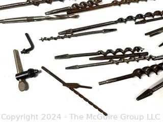 Collection of Hand Brace Bits