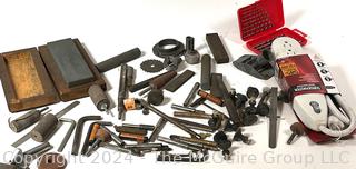 Hand Tools Including Grinders, Whet Stone, Drill Set, Hex Wrenches, etc.