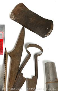 Hand Tools Including Axe Head, Grinding and Buffing Wheels, High Speed Drills; & Shears