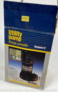 Flotec Portable Utility Pump, TEMPEST II, In Box
