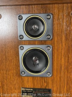 Pair of Fisher STV-752 3-Way 3-SpeakerTower Speakers. 12w x 9.5d x 36h"