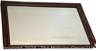 Framed Rectangular Wall Mirror. 35 x 43" 